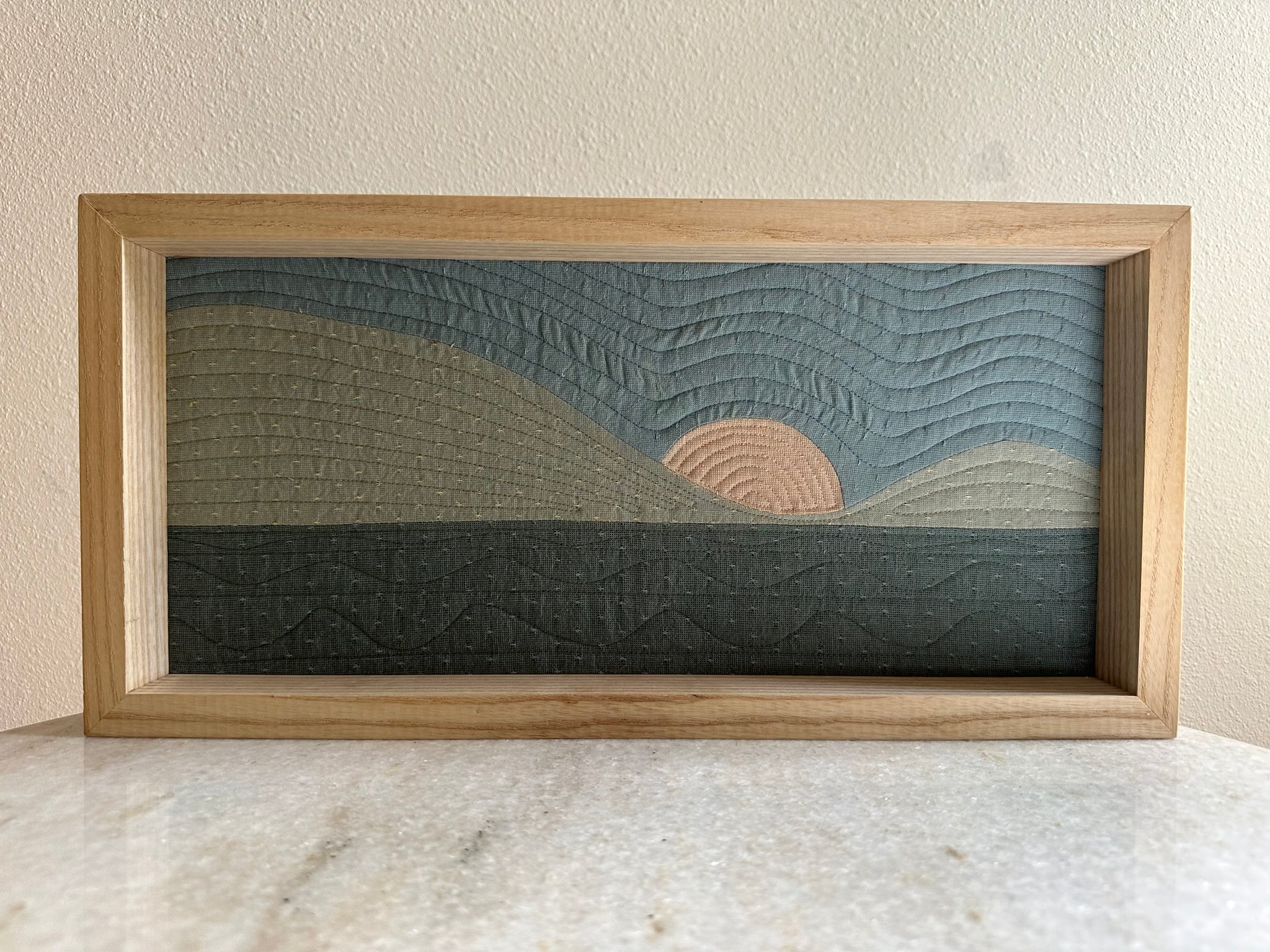 Rolling Hills framed art piece