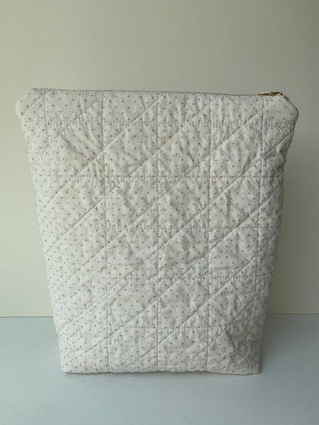 Neutrals Quilted Pouch